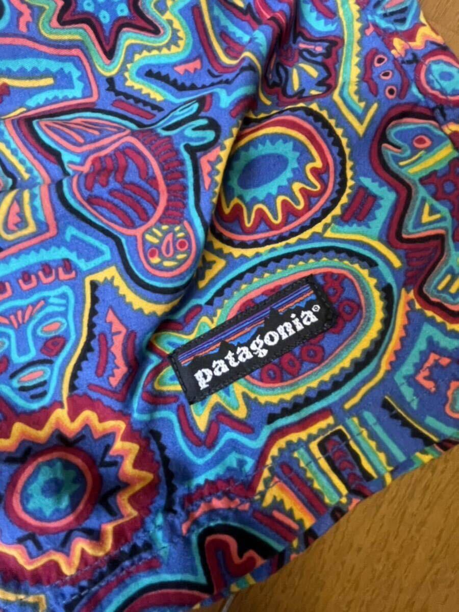Patagonia パタゴニア 雪なしタグ 90s バギーズショーツ 幾何学 Patagonia パタゴニア 雪なしタグ 90s バギーズショーツ 幾何学