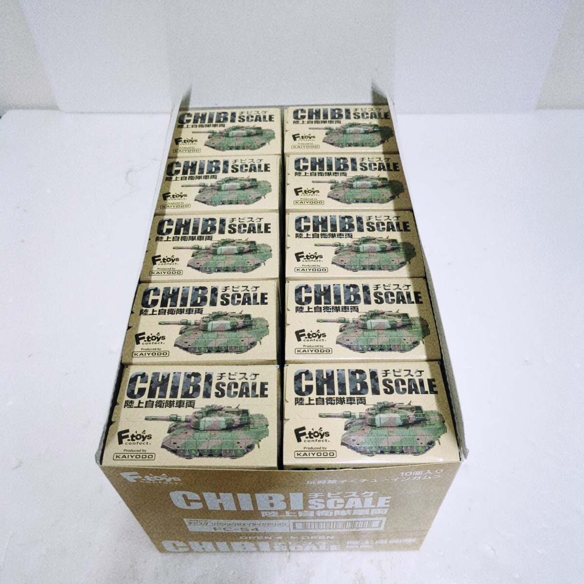 g-5■１円〜開封品 F-toys CHIBISCALE 陸上自衛隊車両 10点まとめセット _画像4