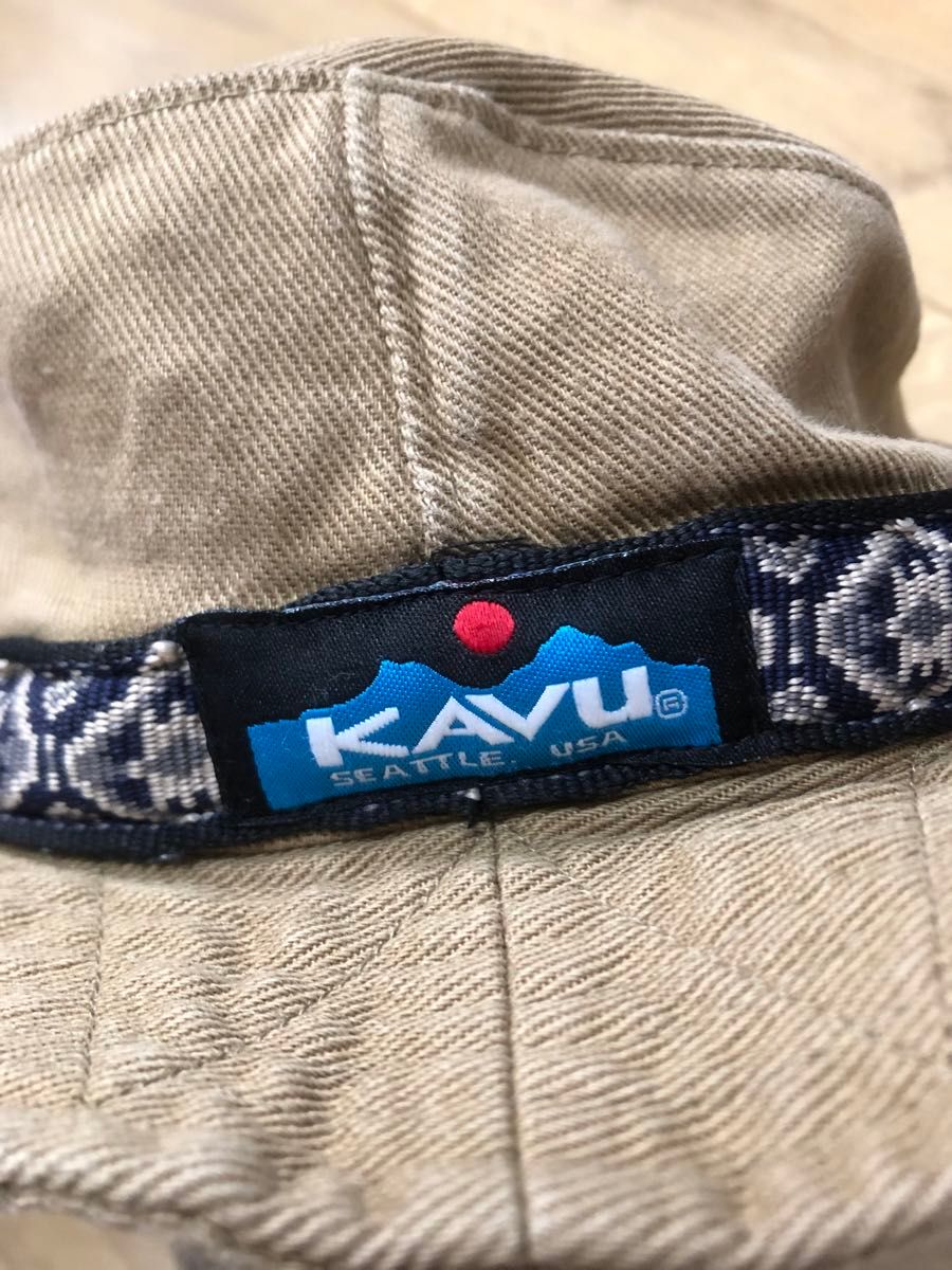 KAVU 56cm M  ハット 帽子 キャップ ユニセックス キャンプ　ストリート ツイル アメカジ アウトドア　登山　古着