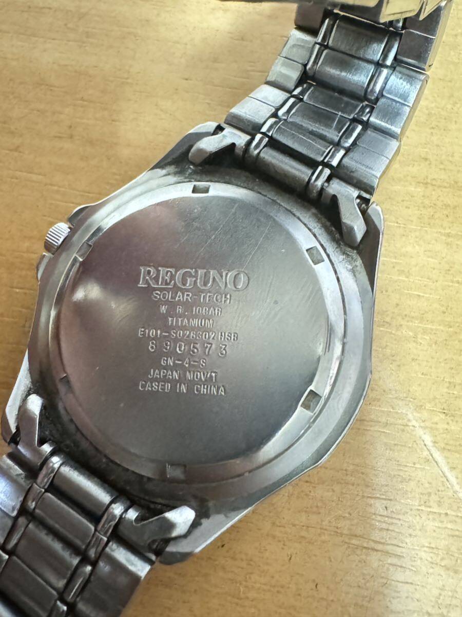 1円から 稼働品 CITIZEN REGUNO GN-4-S 腕時計 現状渡しの画像6