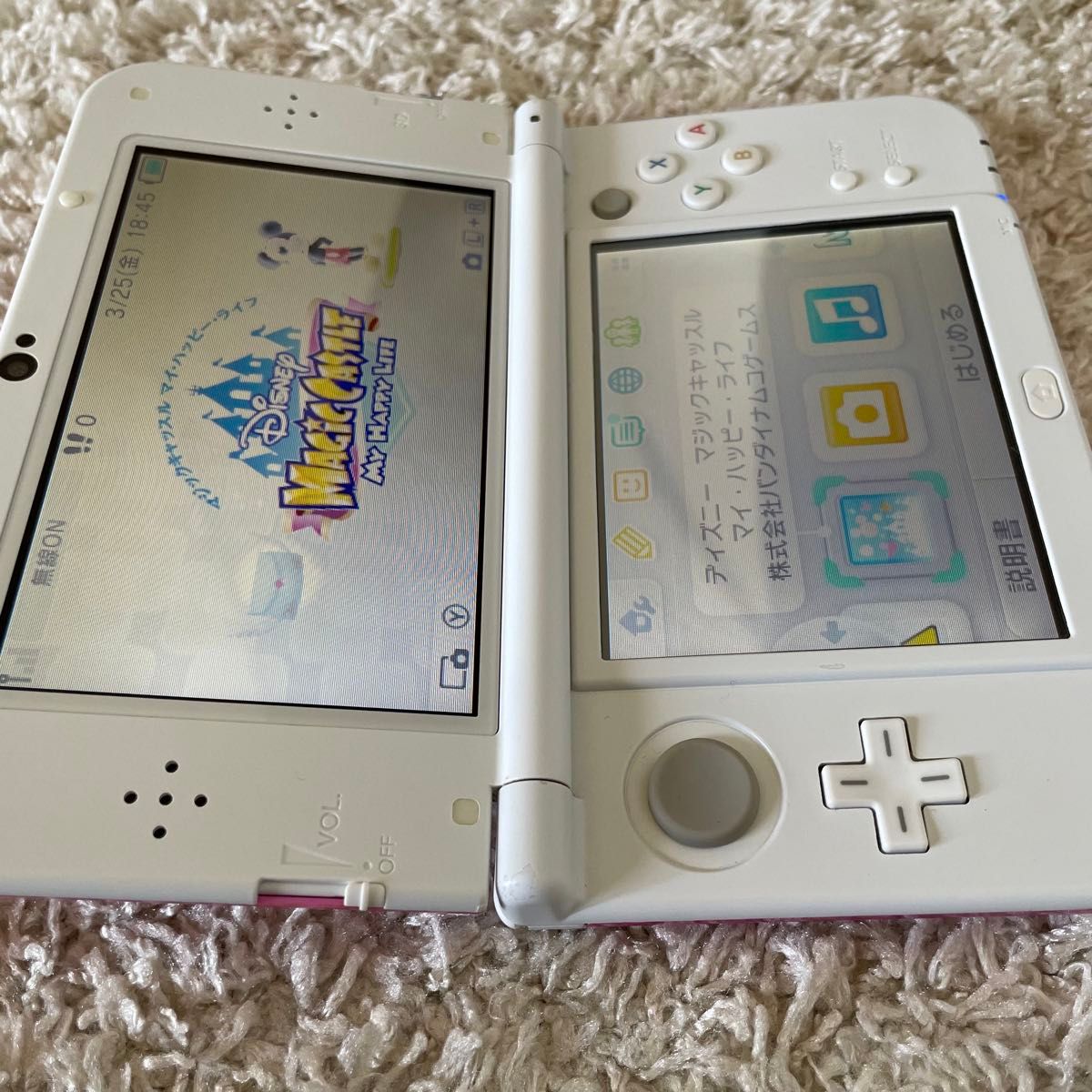 ニンテンドーnew3DS LL ピンク ホワイト Nintendo