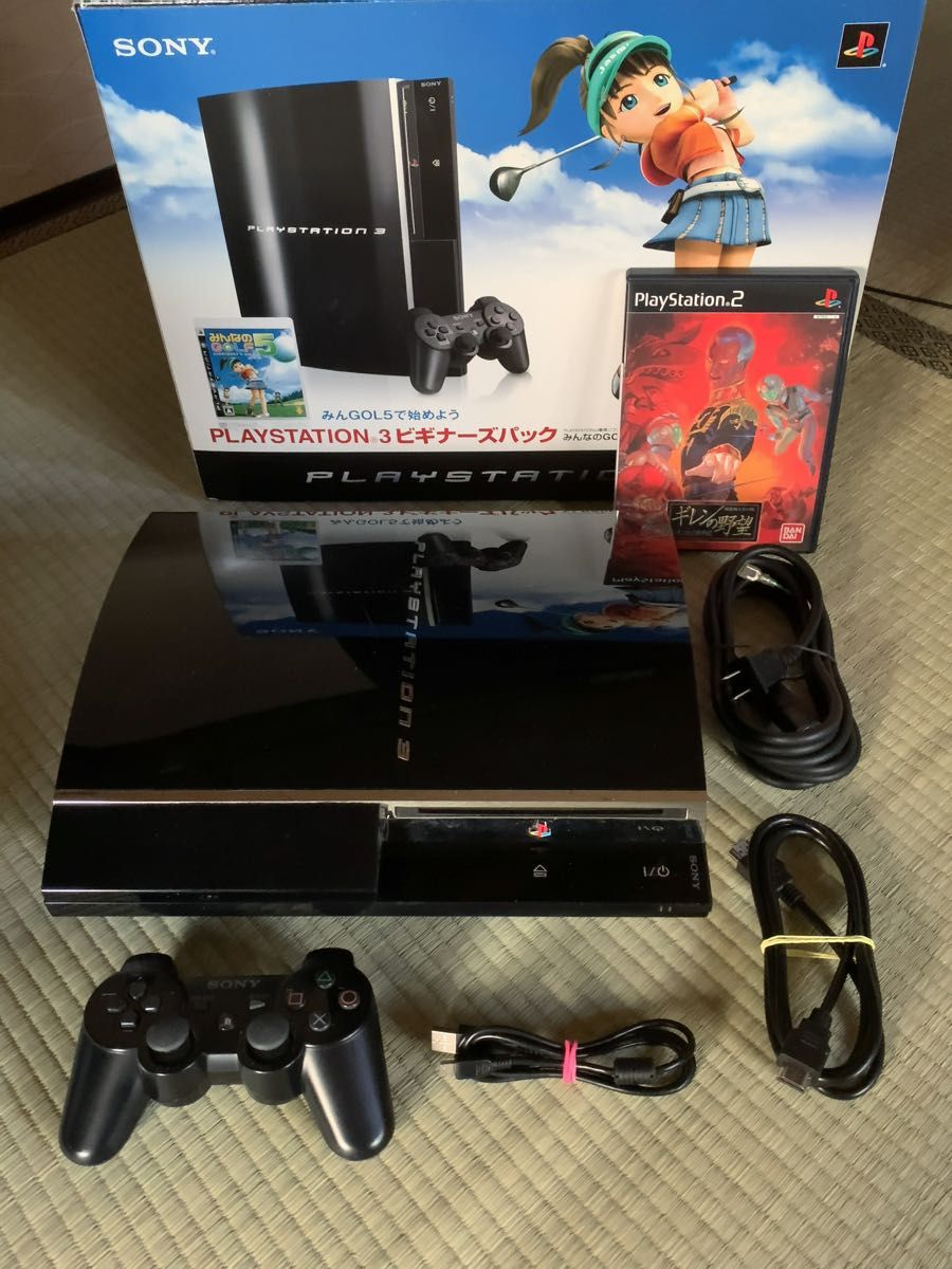 動作美品 SONY プレイステーション3 PS3「CECHA00」60GB一式 動作美品 SONY プレイステーション3 PS3「CECHA00」60GB一式