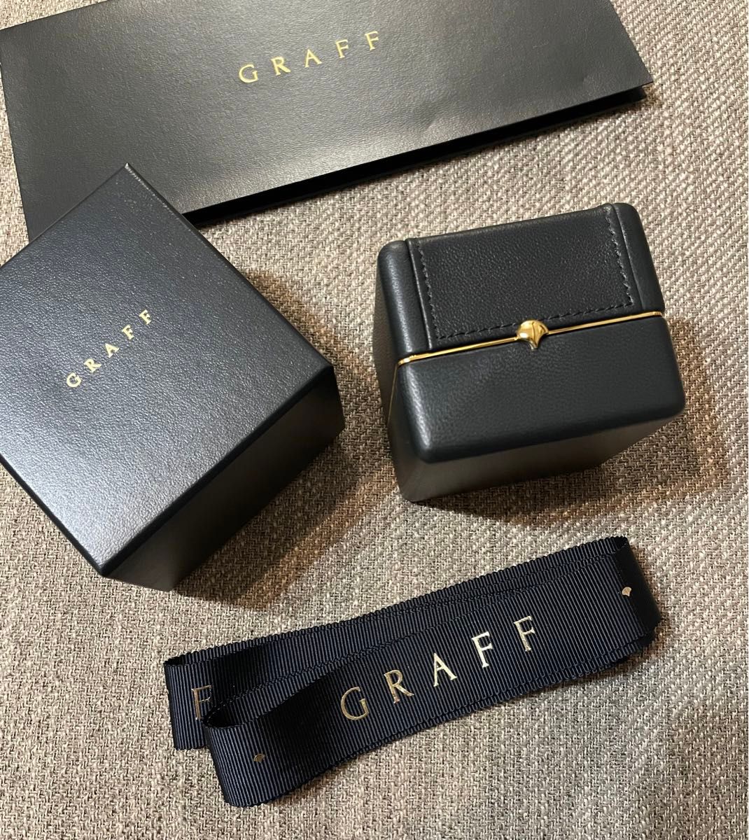 正規品　GRAFF グラフ　リングケース　ボックス　リボン BOX 空箱