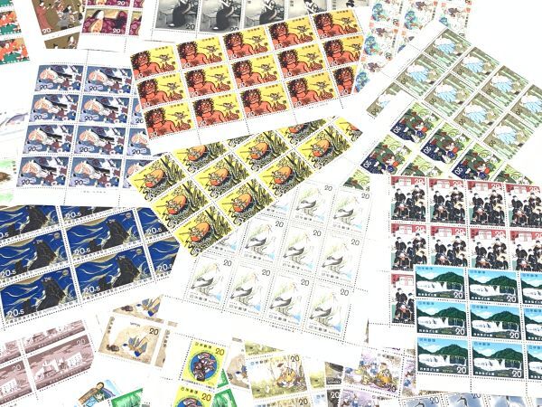  unused stamp together set face value 23346 jpy minute Japan mail 