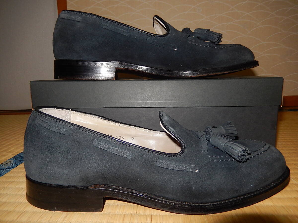 ☆美品 ALDEN オールデン タッセルローファー スエード ネイビー ☆美品 ALDEN オールデン タッセルローファー スエード ネイビー