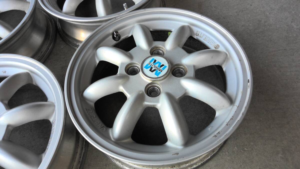 ☆★ダイハツ　MINILITE　4.5Jx14　＋45　PCD100　4H　純正アルミホイール　4本セット　中古品★☆_画像9