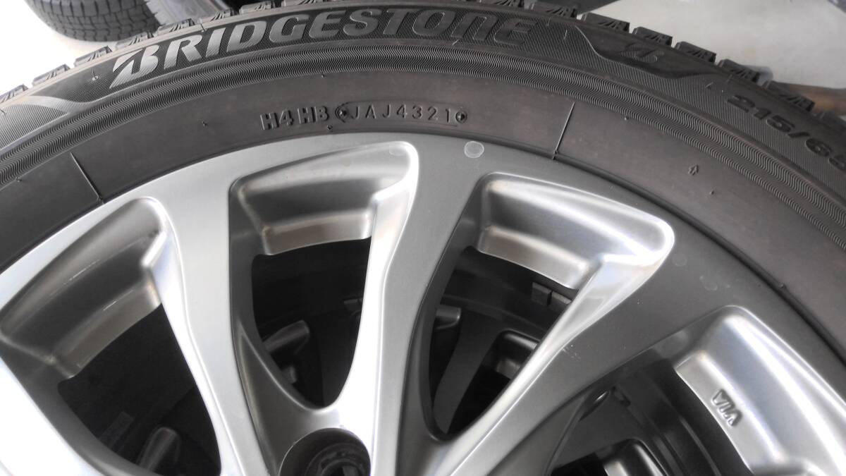 ☆★215/65R16　BRIDGESTONE　BLIZZAK　VRX3　21年製造　BALMINUM　アルミホイール　4本セット　中古品★☆_画像5