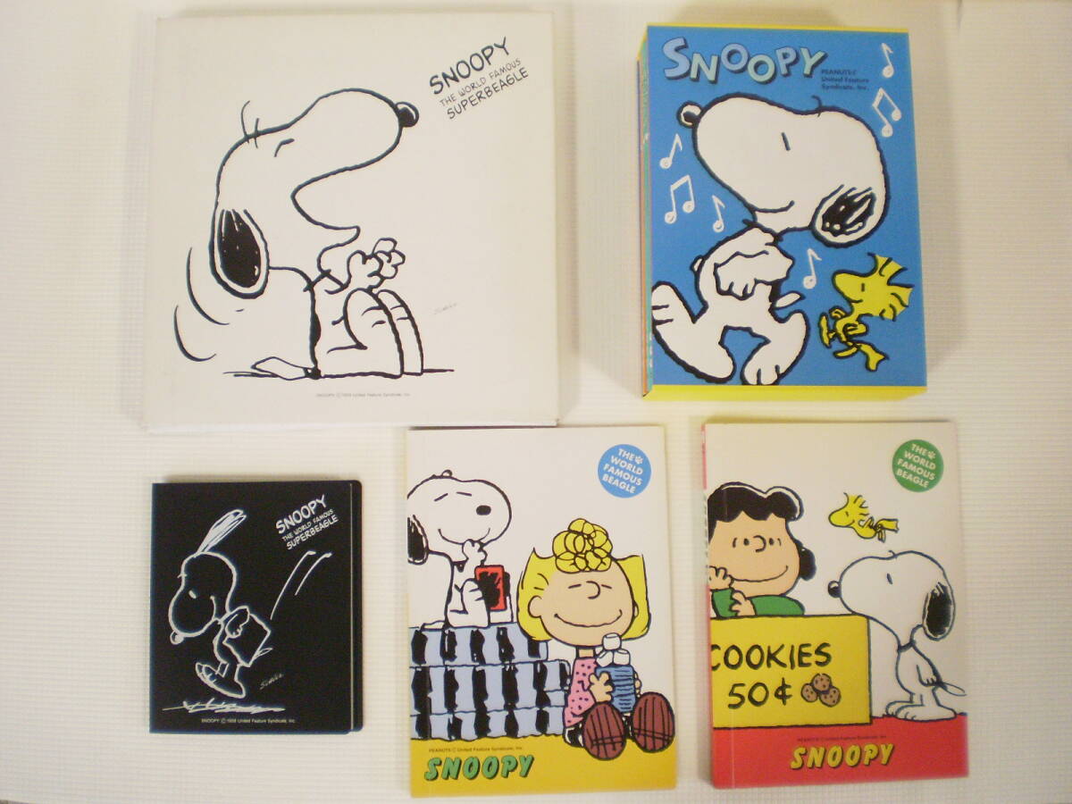 [ photo album *9 pcs. ] Snoopy 5 pcs. set + thick cover 1 pcs. + other 3 pcs. postage included 