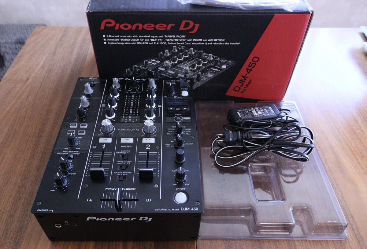 PIONEER DJM-450 (本体とアダプタ+Deaksaver)_画像1
