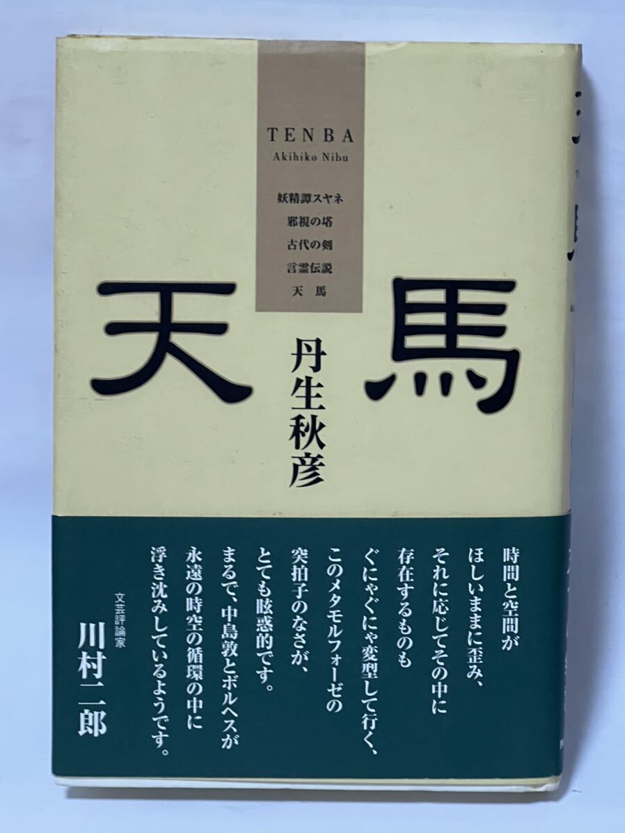 天馬　丹生秋彦　1999年第1刷発行　帯付　美品　使用感感じられません。_画像1