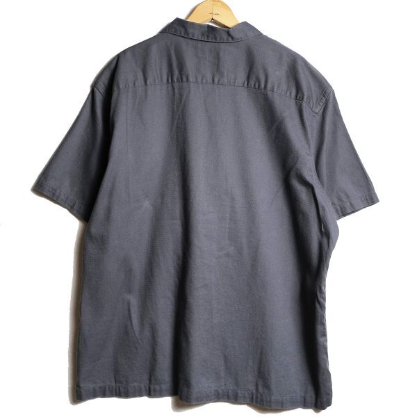 00's ギャップ オープンカラー コットン シャツ 半袖 (XL) ボックスシャツ 開襟 ループカラー 00年代 旧タグ オールド 2004年製 GAP Y2K_画像2