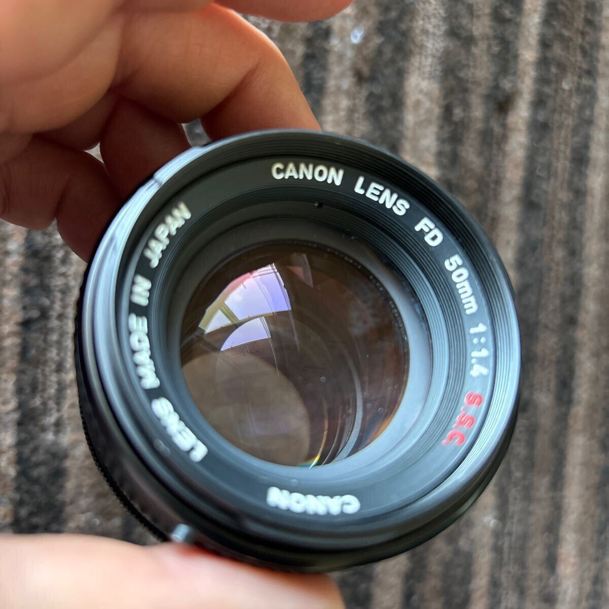 【整備品】 Canon FD 50mm F1.4 S.S.C. キャノン レンズ★②の画像7