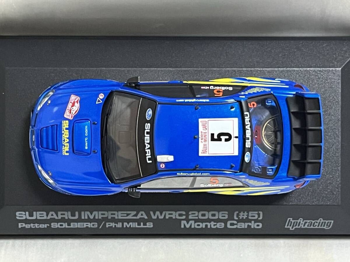 HPI 1/43 スバル インプレッサ WRC 2006 ラリー・モンテカルロ ペター・ソルベルグ の画像8