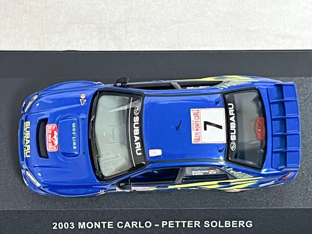 プロドライブ特注 ixo 1/43 スバル インプレッサ WRC 2003 ラリー・モンテカルロ ペター・ソルベルグ_画像8