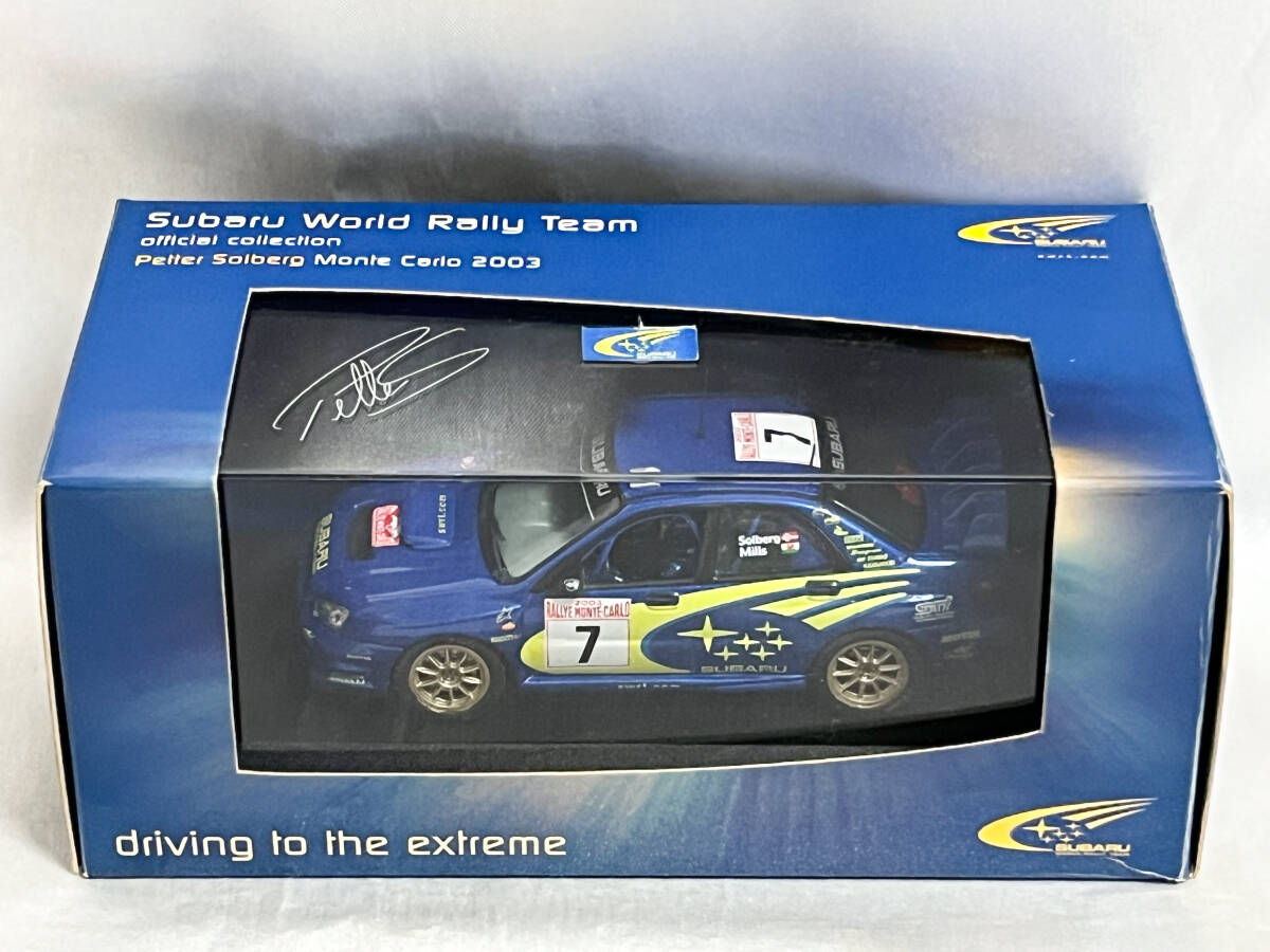 プロドライブ特注 ixo 1/43 スバル インプレッサ WRC 2003 ラリー・モンテカルロ ペター・ソルベルグ_画像10