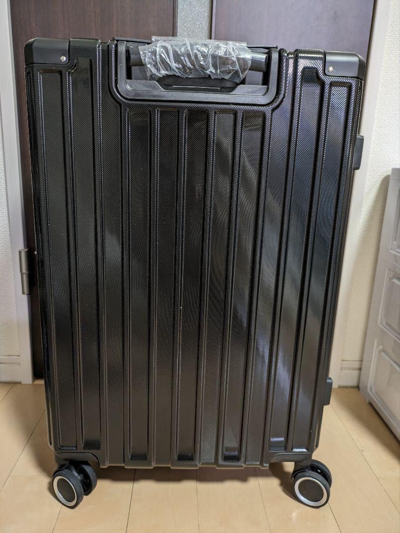 便利な拡張機能付スーツケース キャリーケース 65L 4~7泊 ブラック M_画像8