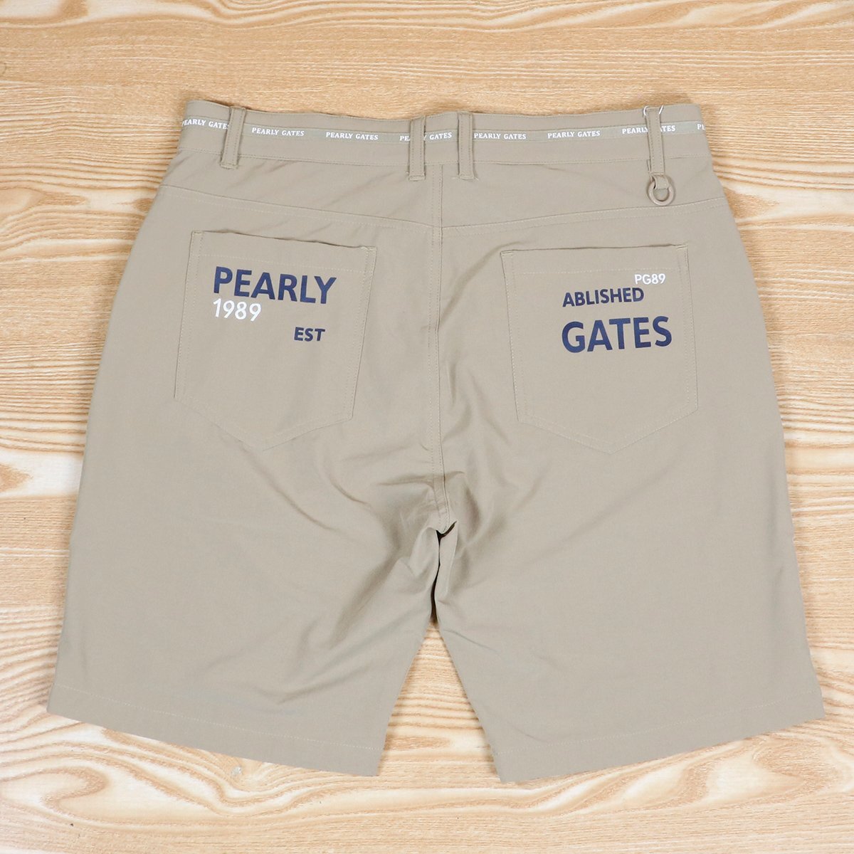 新品 パーリーゲイツ PEARLYGATES パンツメンズ 夏 ゴルフ ハーフパンツ ●325カーキ 4_画像2