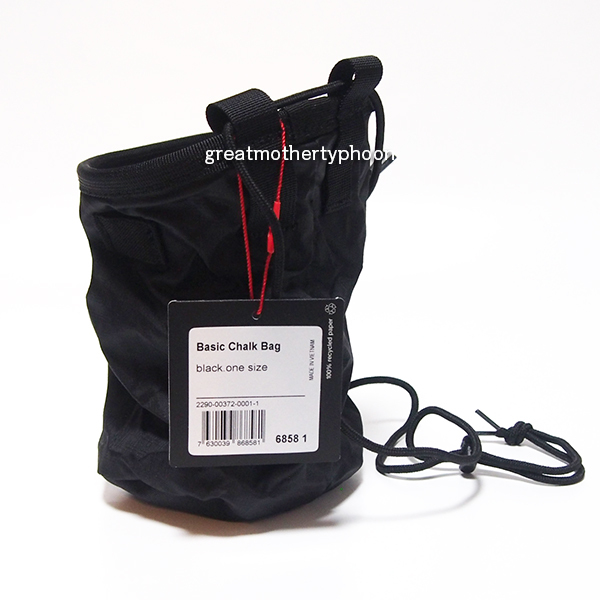 送料コミ追跡アリ◆新品◆マムート ベーシック チョーク バック2290-00372 ブラック★Mammut Basic Chalk Bag BLACKサブバッグ ポーチ_タグは異なる場合あり