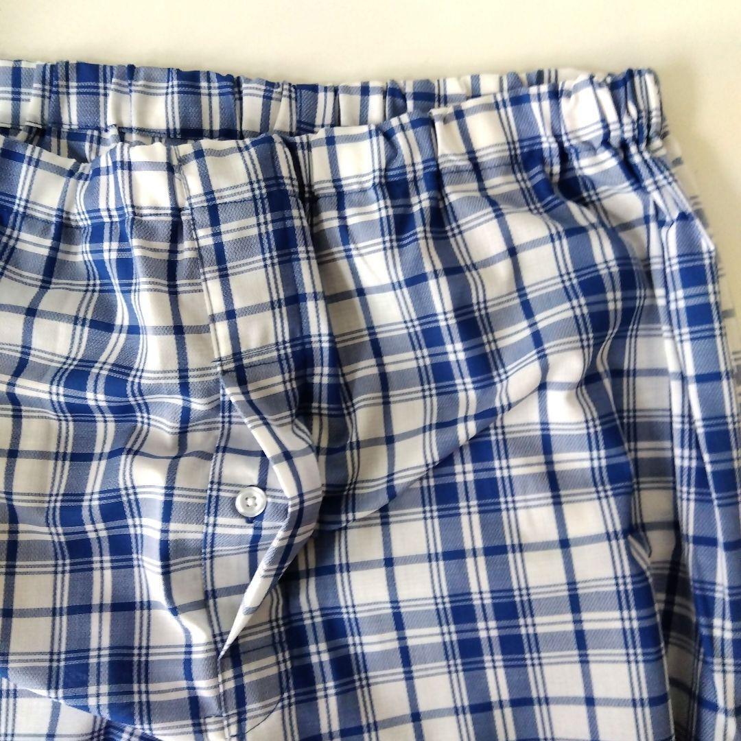 【新品 匿名配送】2XL イオン パジャマ シャツ パンツ 上下セット メンズ　大きいサイズ_画像8