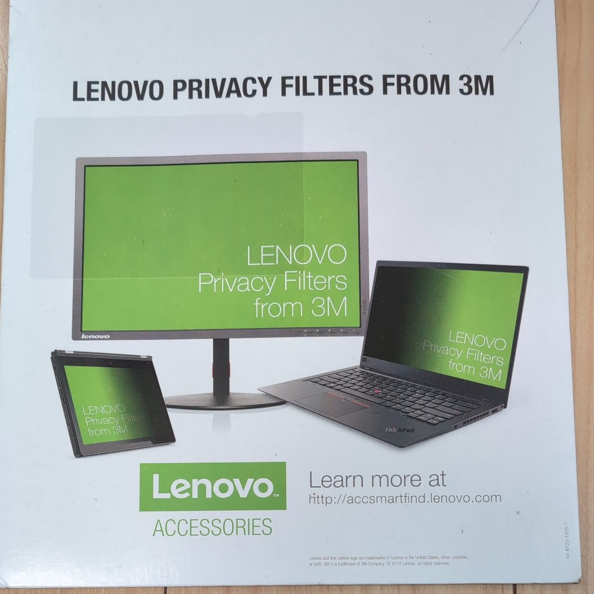 LENOVO PRIVACY FILTERS FROM 3M　　　　　　　　14.0インチワイド(0A61769) 