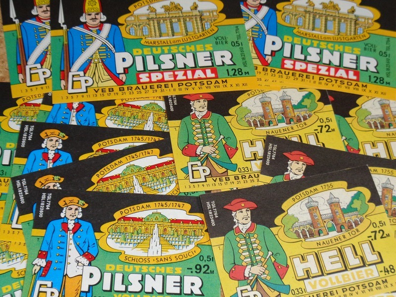  Germany beer label Pilsner &Hell 30 sheets 