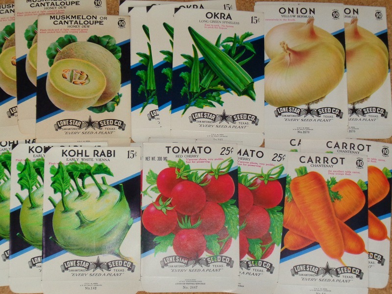  Vintage si-do label / Vegetable 20 sheets 