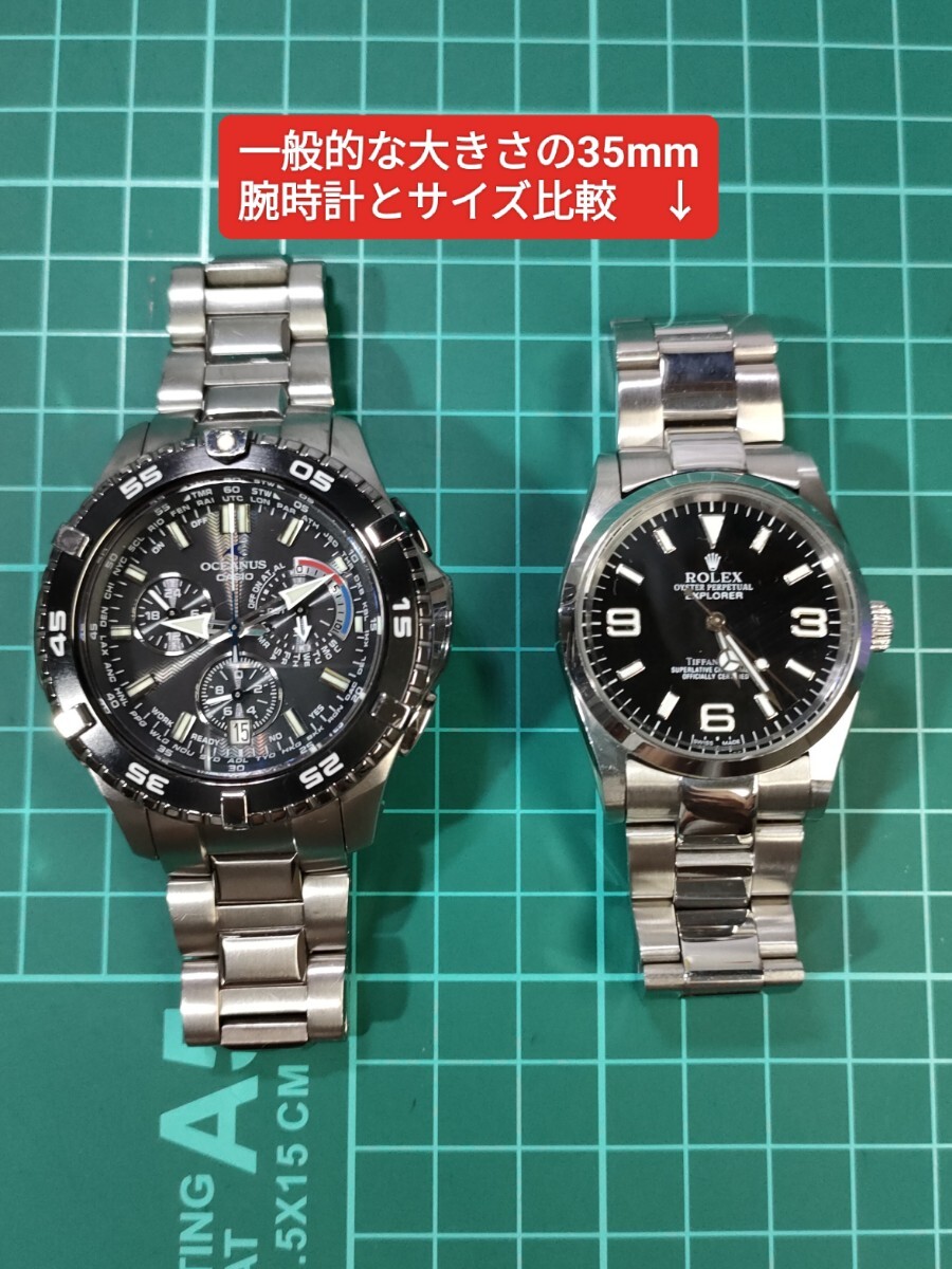 比較的状態良好 稼働品 CASIO OCEANUS CACHALOT 定価121,000円 電波ソーラー腕時計 OCW-P500 メンズ チタン オシアナス カシャロ