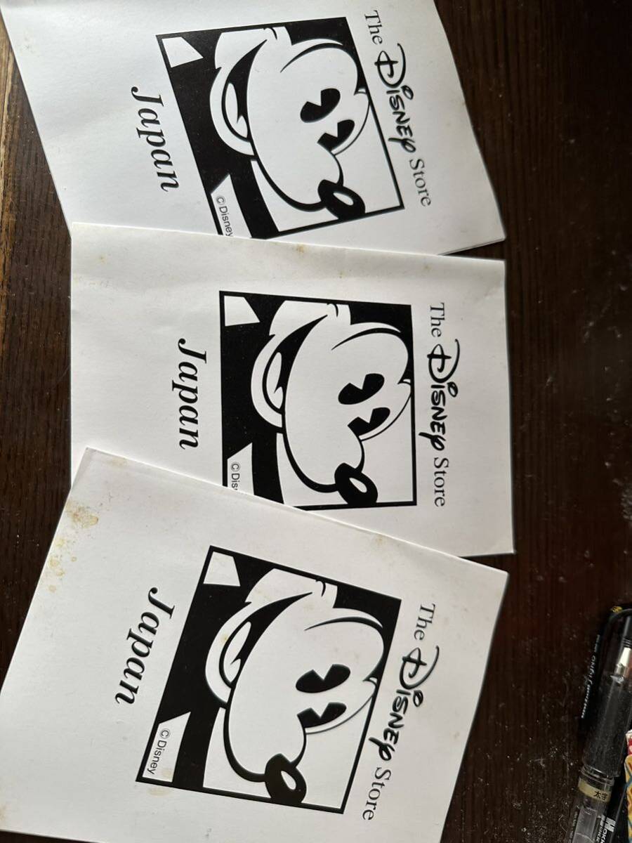 【未使用】ディズニーストア ミッキーマウス プーさんテレフォンカード３枚セット_オリジナル台紙