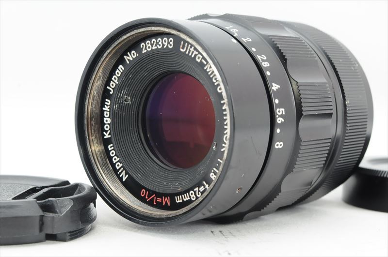 ★極上★NIKON Ultra-Micro-NIKKOR 28mm F1.8 Lマウント M=1/10 #7580MC ニコン