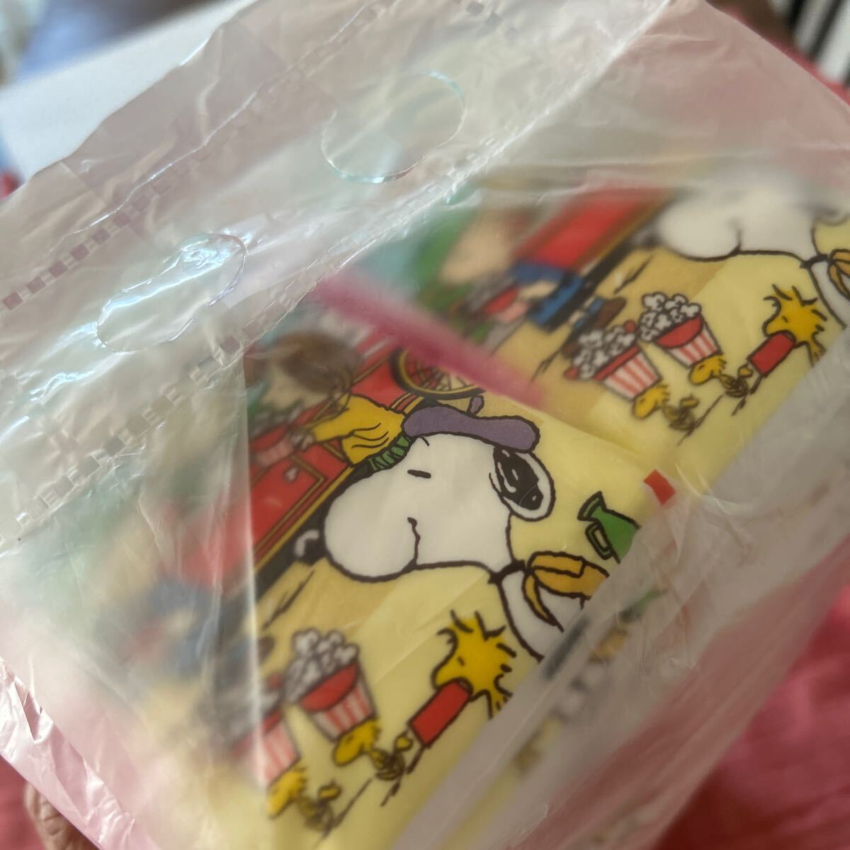 新品 未使用 SNOOPY スヌーピー ポケットティッシュ １００個セット 日本生命 非売品 お出かけ 通学 通園等にの画像1