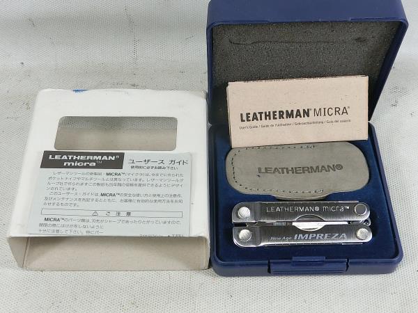 ΛLEATHERMAN micra IMPREZA.. товар мульти- tool нож Leatherman Micra кемпинг рыбалка уличный 