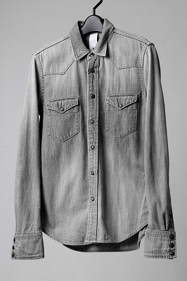 ATTACHMENT KAZUYUKI KUMAGAI WESTERN DENIM SHIRT カズユキクマガイ アタッチメント LAD MUSICIAN SHELLAC wjkの画像5