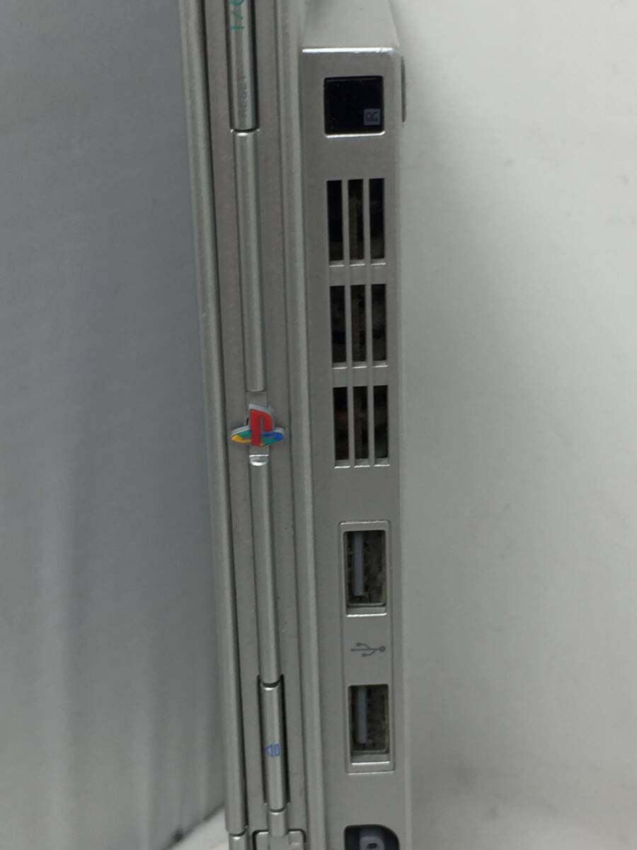 GY-700 動作品 PlayStation2本体 SCPH-75000 シルバー 薄型 SONY PS2 箱なし_画像7