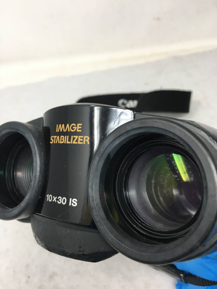 GY-817 Canon キャノン 双眼鏡 IMAGE STABILIZER 10×30 IS 手ブレ補正機構付 動作未確認の画像9