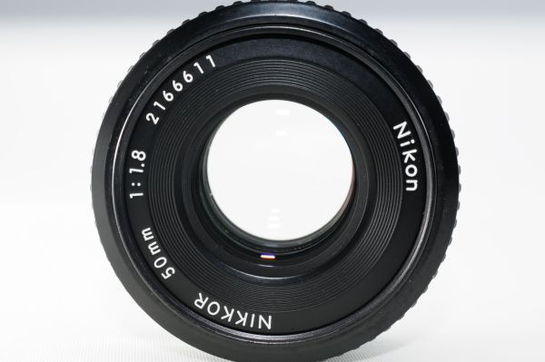 3174R699 ニコン Nikon Ai-s Ais NIKKOR 50mm f1.8 pancake MF Lens [動作確認済]_画像9