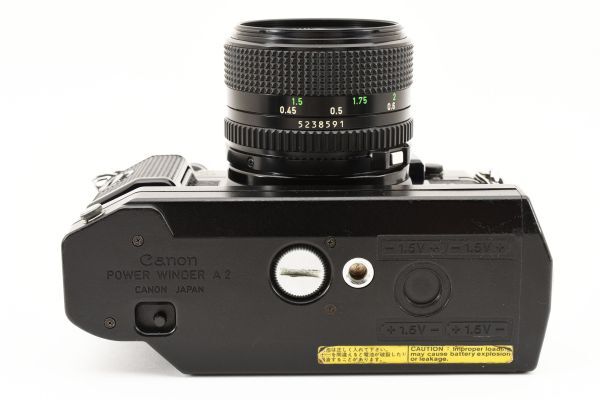 #3162 キャノン Canon AE-1 PROGRAM Black New Fd 50mm f1.4 フィルム 一眼レフ カメラ [動作確認済]_画像8