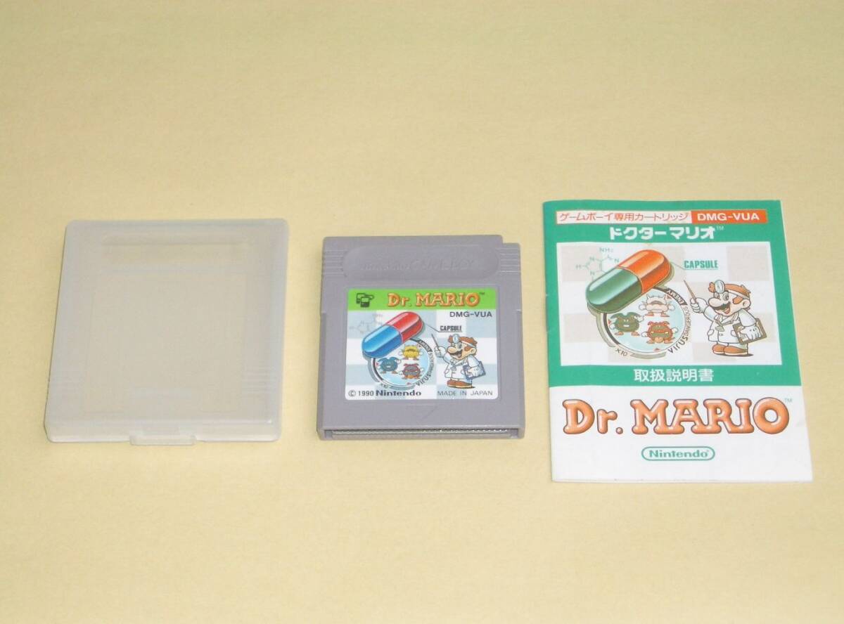 GB ドクターマリオ (ソフト、説明書付) ゲームボーイ 任天堂 GAME BOY Nintendo Dr. MARIO_画像1