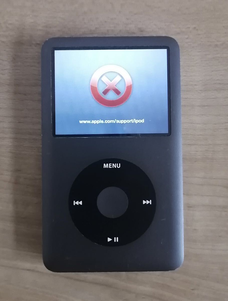 iPod classic ブラック A1238 160GB ※ジャンクでの画像1
