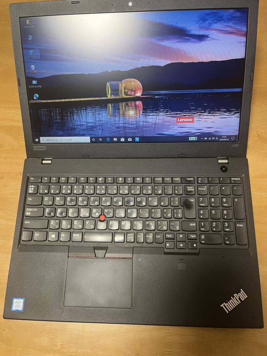 Lenovo ThinkPad L580 4GB/256GB 中古動作品_画像1