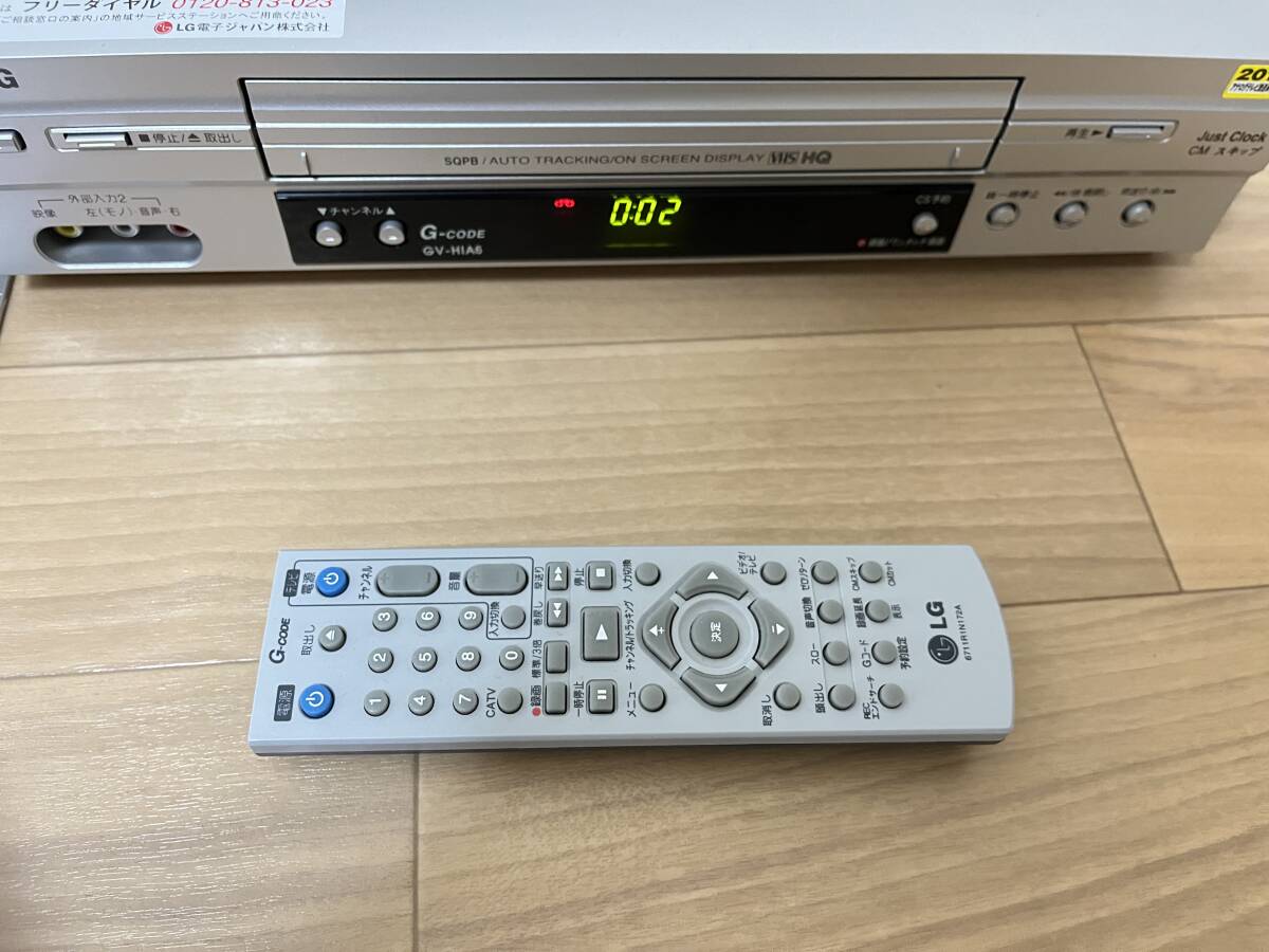 LGエレクトロニクス VHS Hi-Fi ビデオデッキ GV-HIA6 _画像5