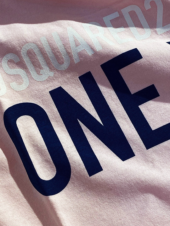 定価4.2万ディースクエアード DSQUARED2 ONE LIFE ONE PLANET 環境に配慮したオーガニックコットン使用したロゴTシャツ イタリア製の画像3