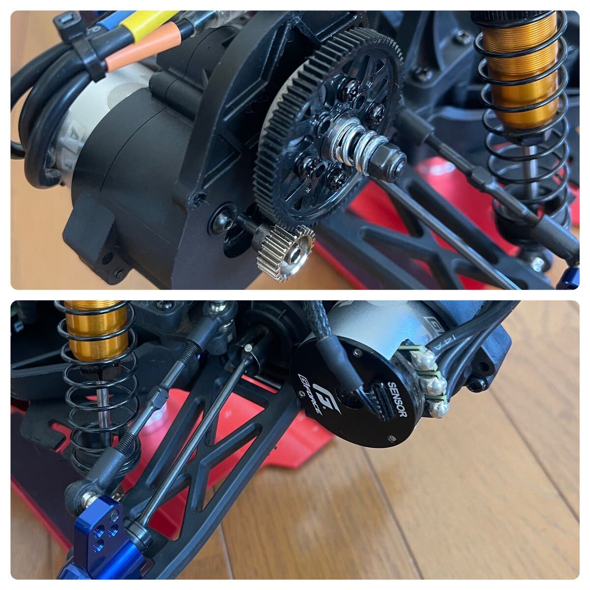 GFORCE (ジーフォース) GENOVA (ジェノバ) 2WD Buggy Kit 組立済み ESC モーター サーボ オプションパーツ各種 付き_画像5