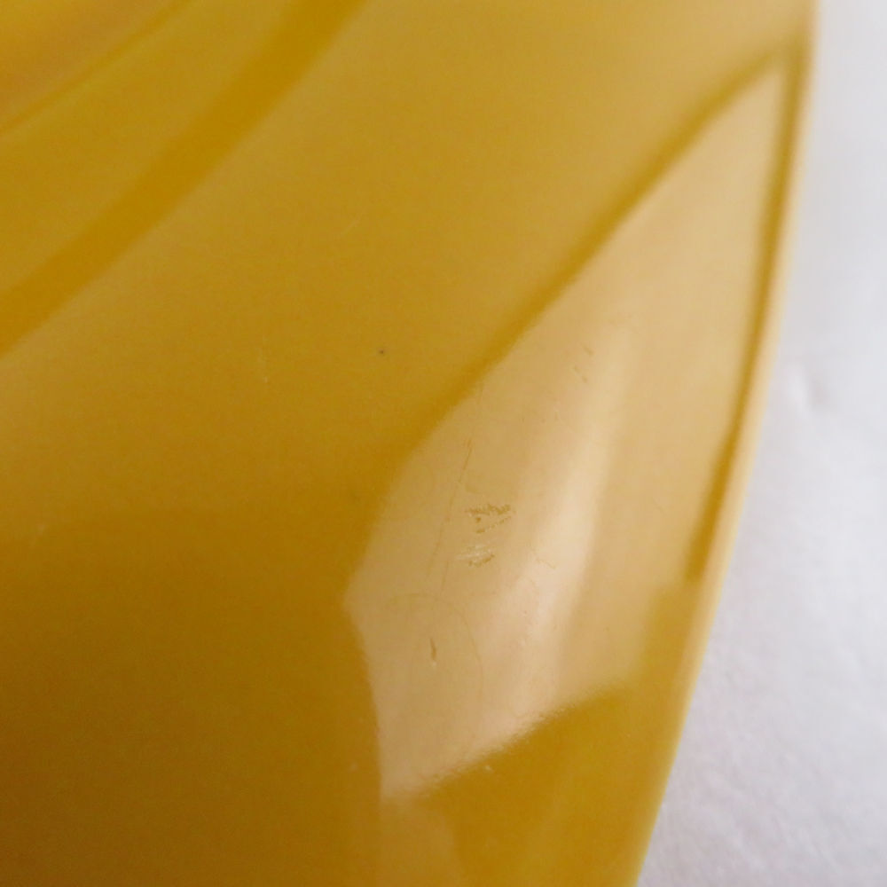 美品 ROYAL COPENHAGEN ロイヤルコペンハーゲン Ursula ウワスラ オーバルプレート プラター ディッシュ 楕円 黄 北欧 SU6930H_画像7