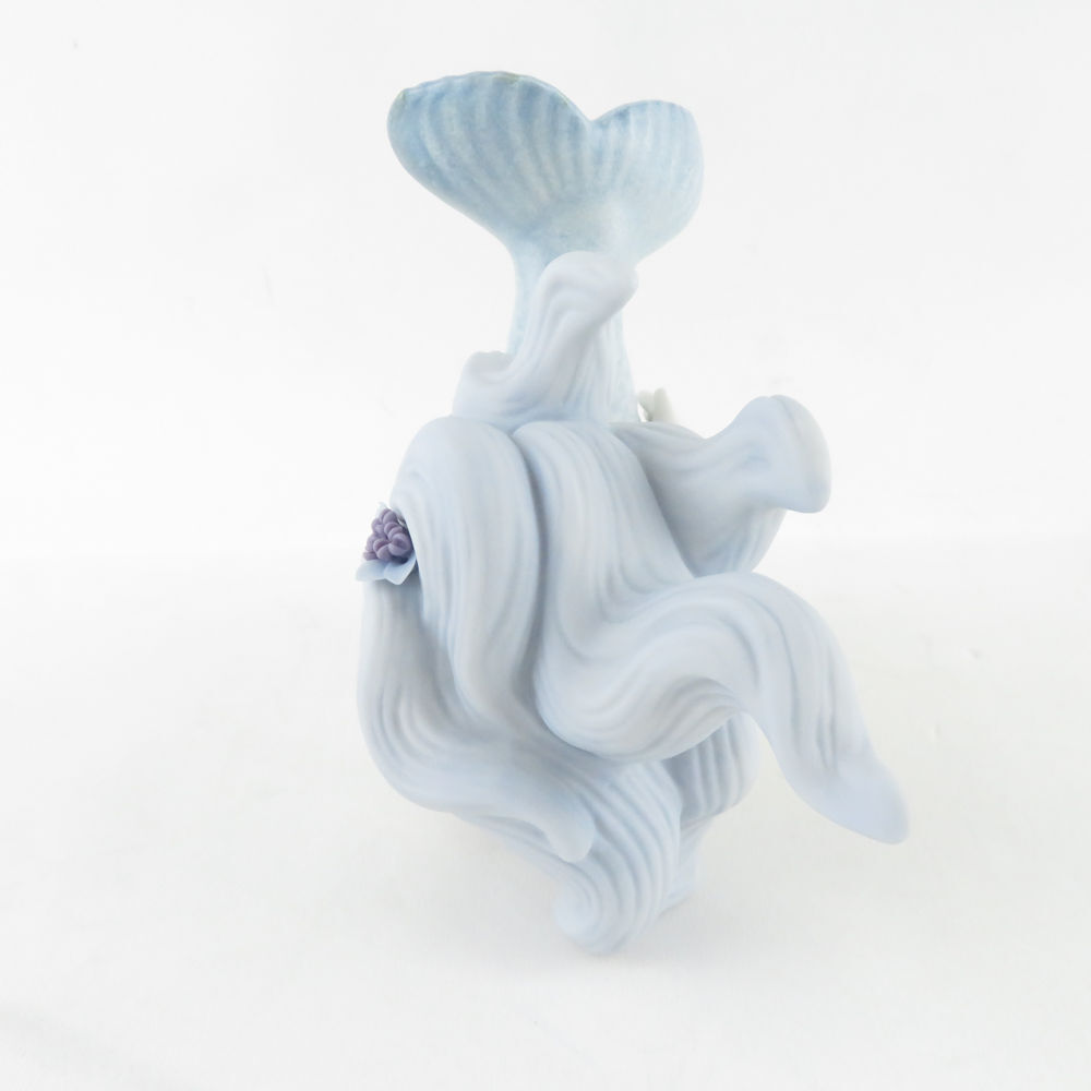 美品 LLADRO リヤドロ 1016「可愛いマーメイド」 フィギュリン 置物 陶器人形 オブジェ 人魚 SY8726H_画像2