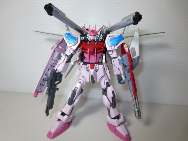 1/144 ストライクルージュ　完成品　＆　ザクファントムフィギュア　セット　　24/4M(4)4-28_画像5