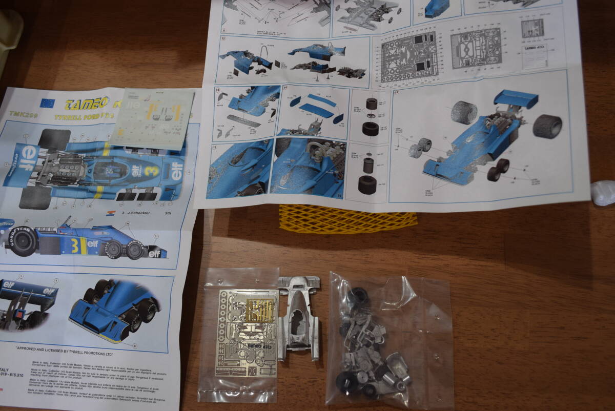 TAMEOtameo1/43 Tyrrell 6 колесо TYRELL FORD P34 SIXWHEELS 1976