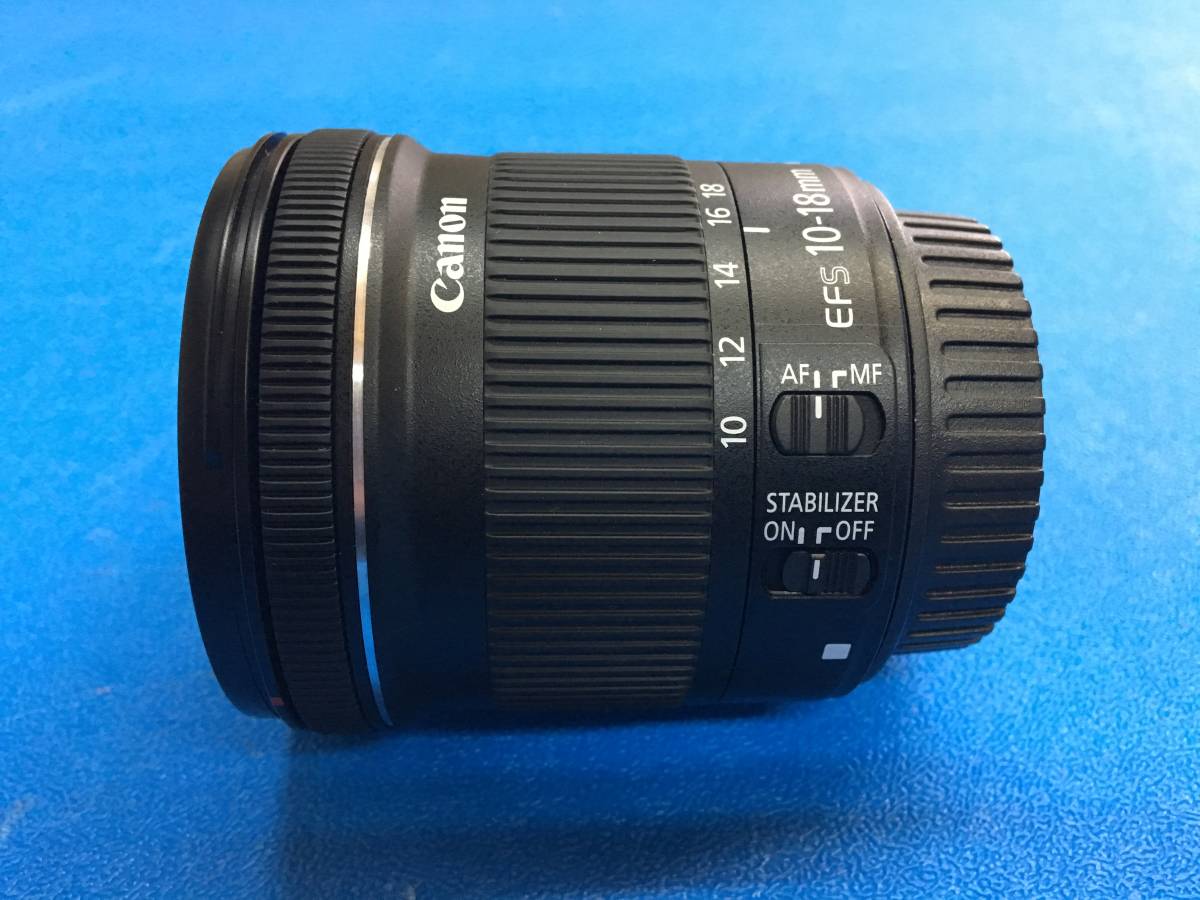 中古美品 CANON EF-S10-18mm F4.5-5.6 IS STM  レンズの画像2