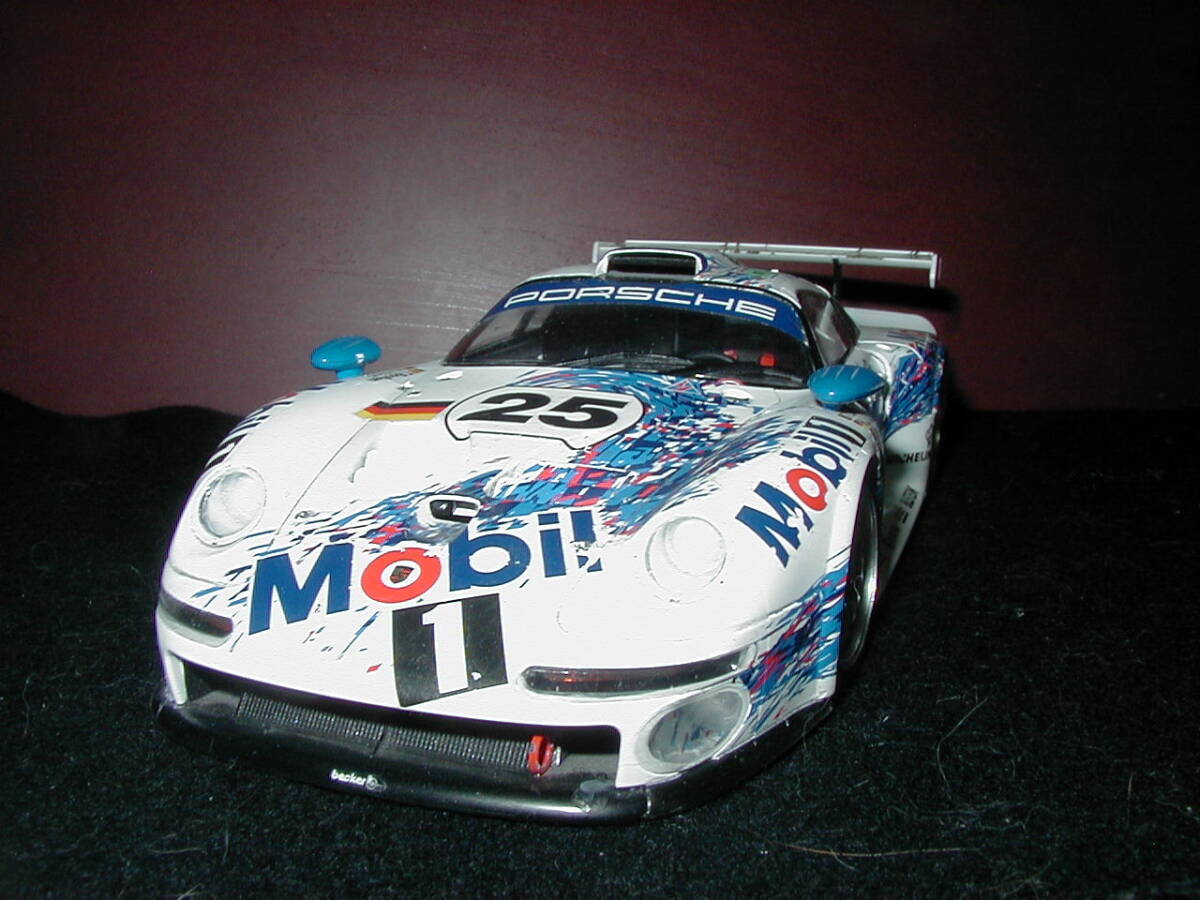 TAMIYA タミヤ模型 1/24 ポルシェ 911 GT1 PORSCHE 911 GT1 完成品 ル・マン Le Mans_画像9