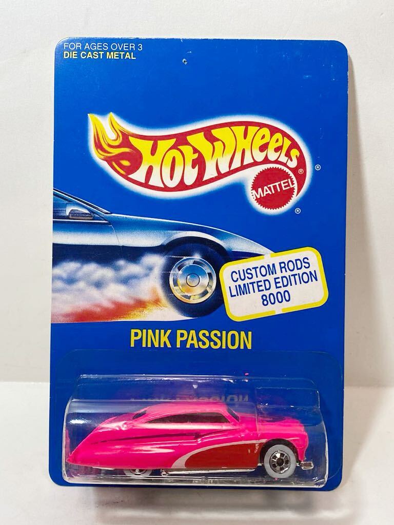 ホットウィール 1/64 CUSTOM RODS LIMITED EDITION 8000 PINK PASSION ピンクパッション　パッション　MERC マーキュリー_画像1