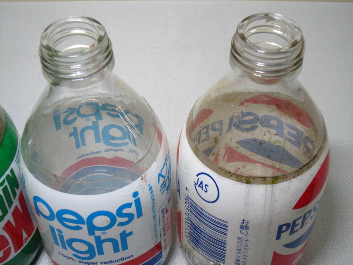 daruma бутылка пустой бутылка 5 шт. комплект ( редкость ) Suntory капри Pepsi-Cola Wilson mountain te.- Pepsi свет ... бутылка Showa Retro 